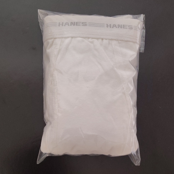 Vtg Hanes Classic White Men's Briefs Size 34- 3 Pack - Picture 6 of 6